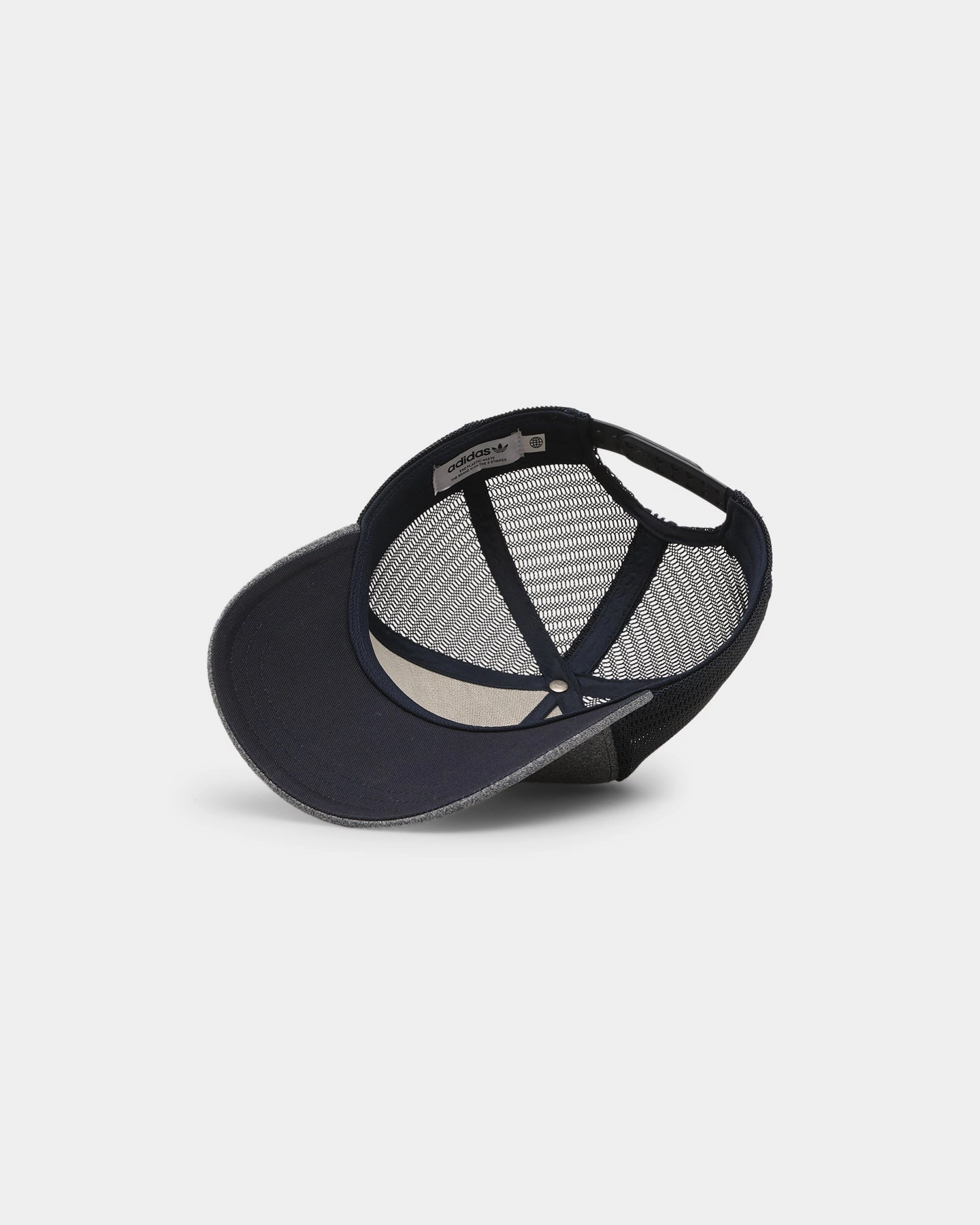 Adidas Curved Trucker Snapback Indigo/White