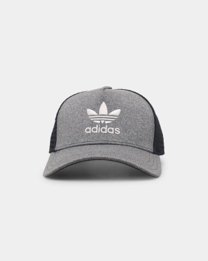 Adidas Curved Trucker Snapback Indigo/White