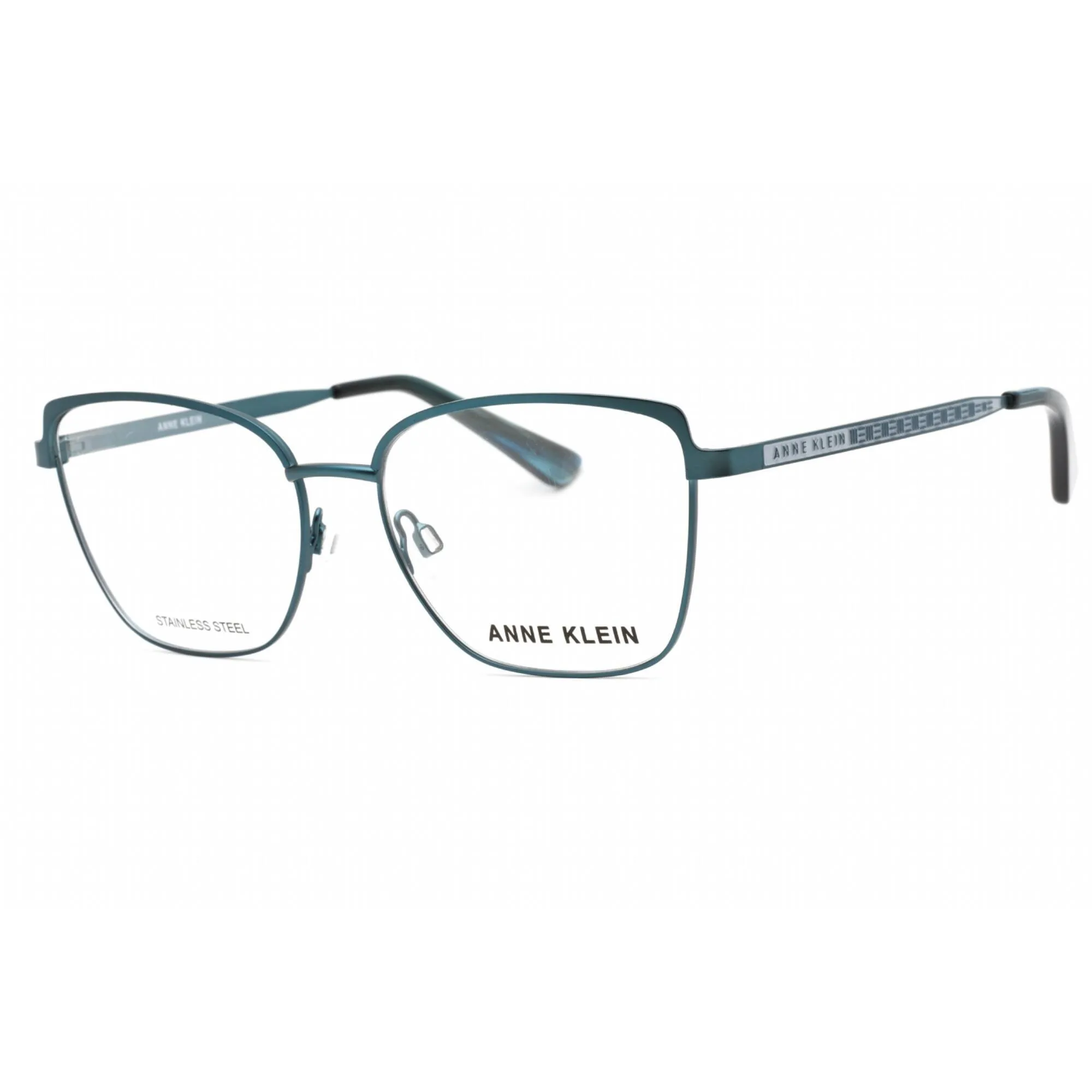 Anne Klein Women's Eyeglasses - Navy Cat Eye Full Rim Metal Frame, 55 mm | AK5094 410