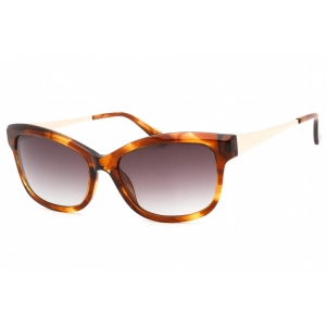 Anne Klein Women's Sunglasses - Mocha Horn Cat Eye Full Rim Zyl Frame | AK7048 208