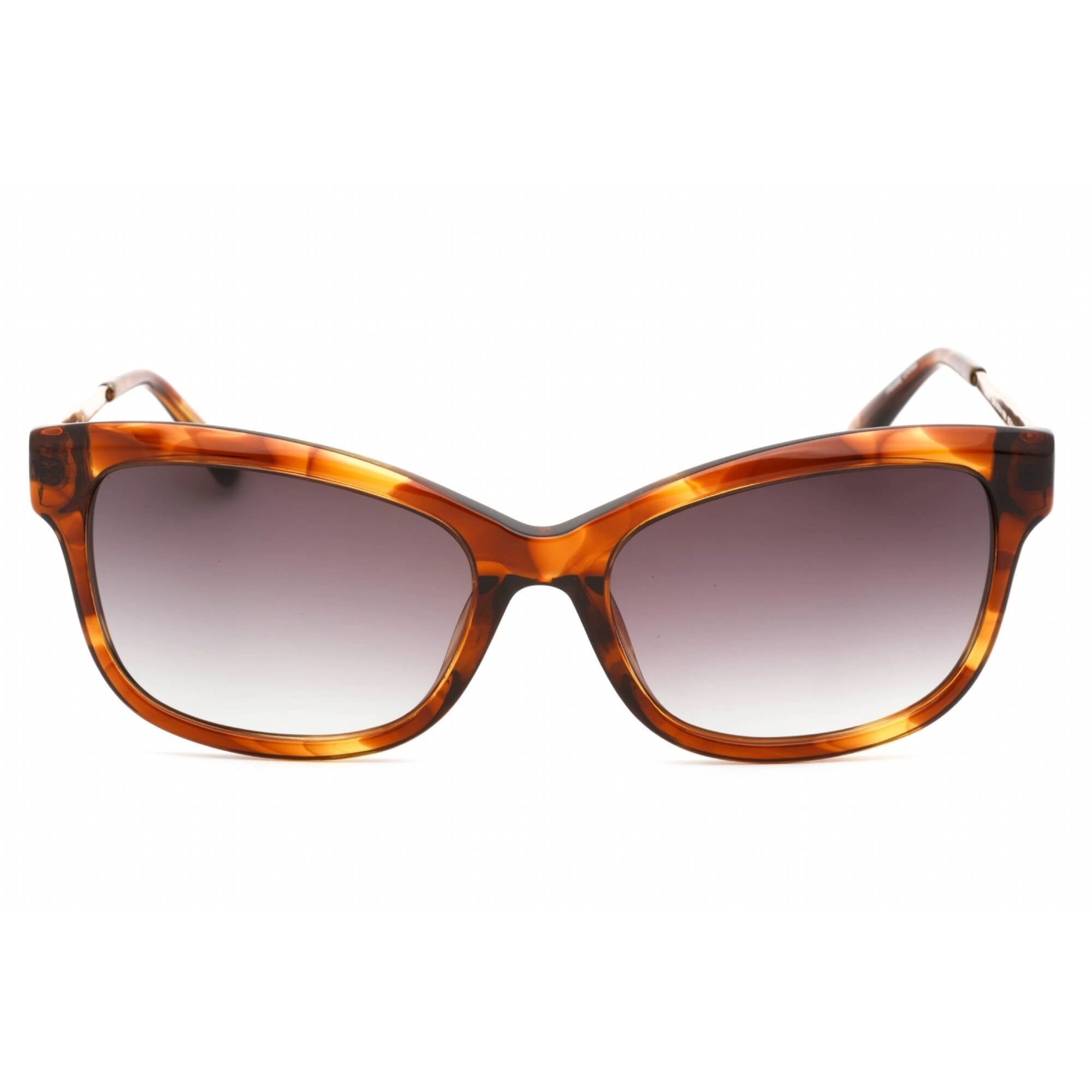 Anne Klein Women's Sunglasses - Mocha Horn Cat Eye Full Rim Zyl Frame | AK7048 208