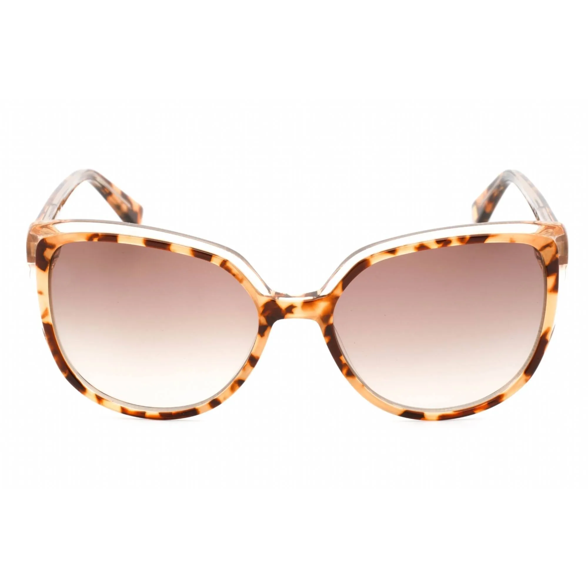 Anne Klein Women's Sunglasses - Mocha Tortoise Butterfly Plastic Frame | AK7077 243