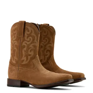 Ariat Men's 10061150 Bodie Western Boots in Chestnut Suede