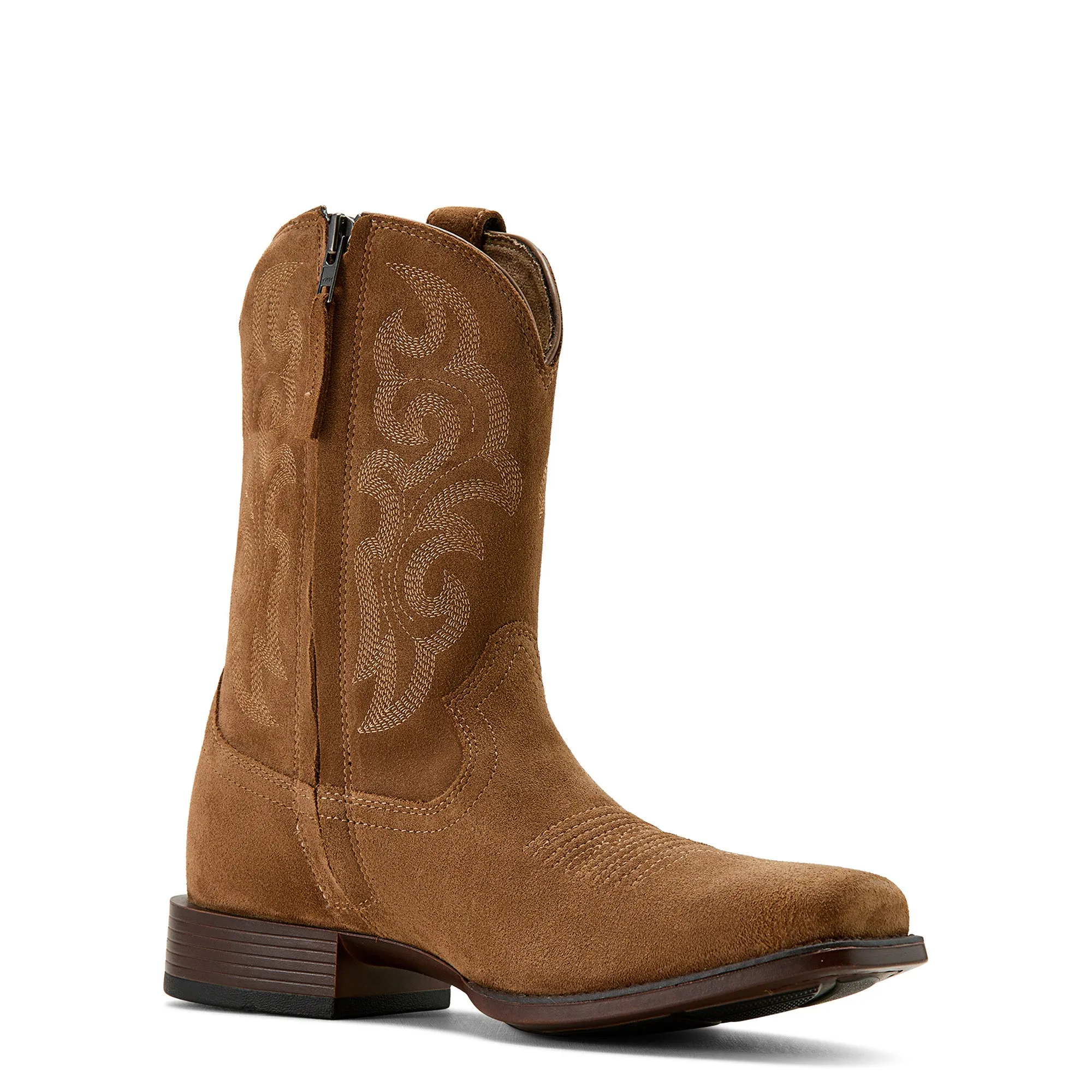Ariat Men's 10061150 Bodie Western Boots in Chestnut Suede