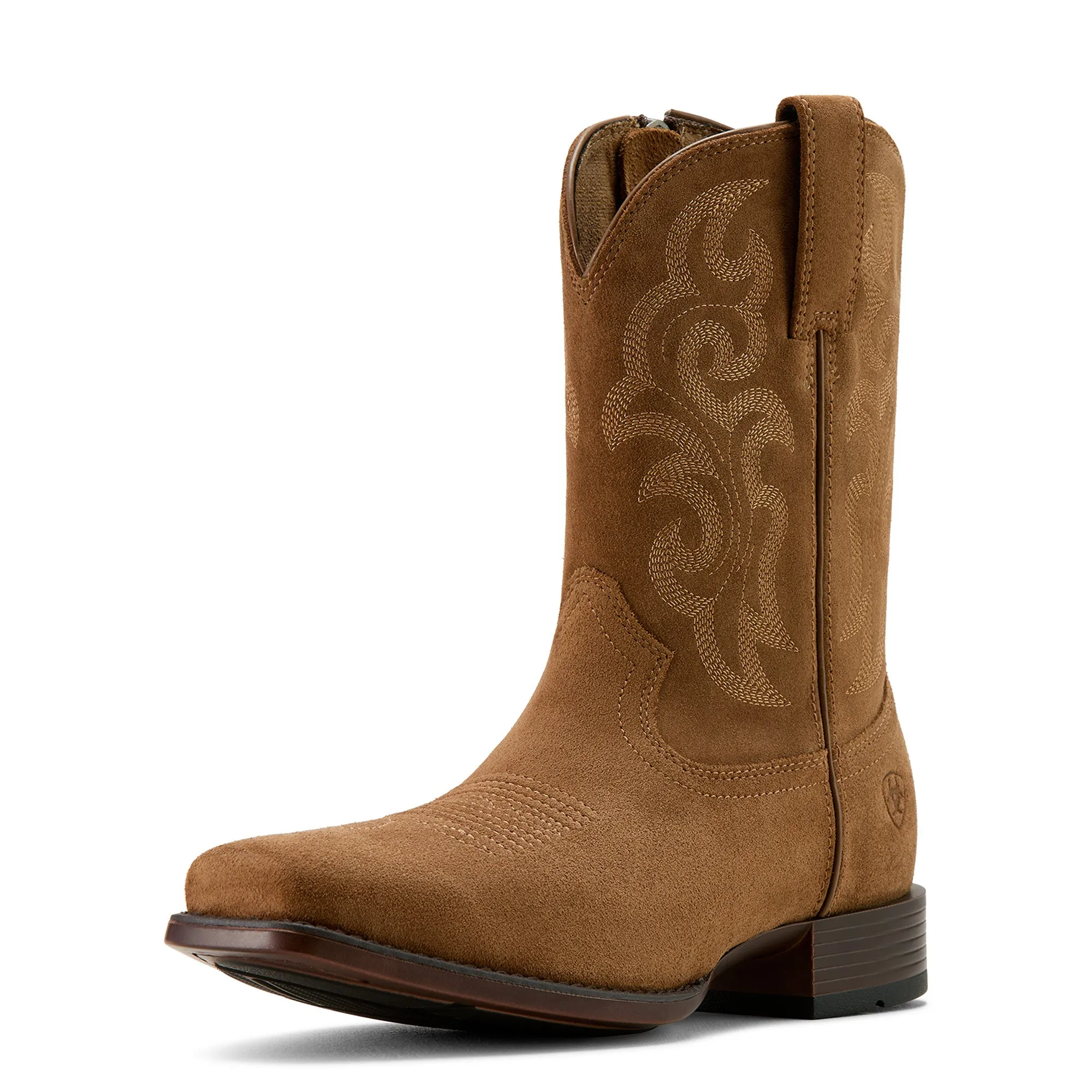 Ariat Men's 10061150 Bodie Western Boots in Chestnut Suede