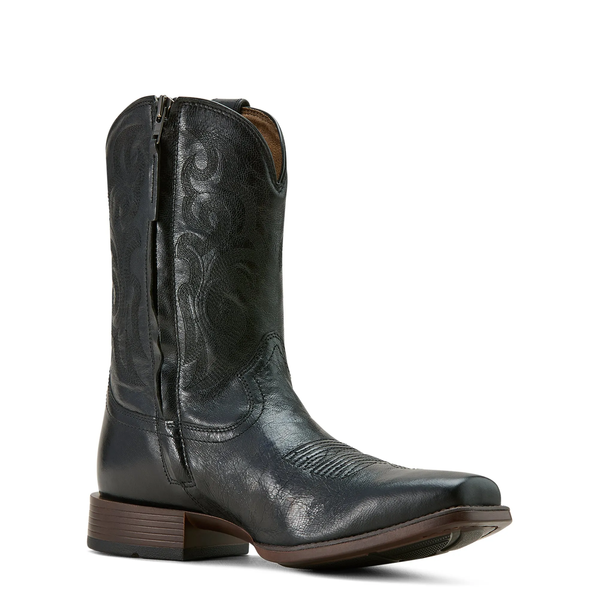 Ariat Men's 10061151 Bodie Western Boots in Iron Black