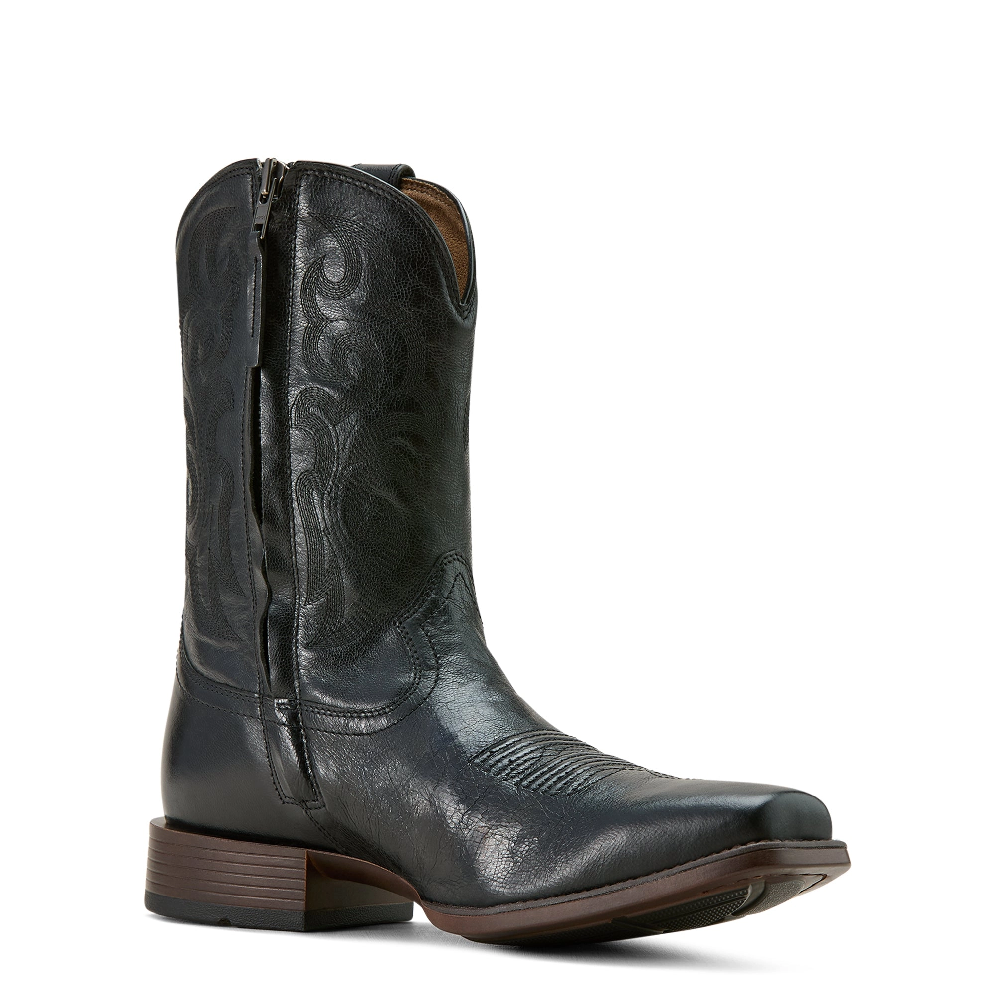 Ariat Men's 10061151 Bodie Western Boots in Iron Black