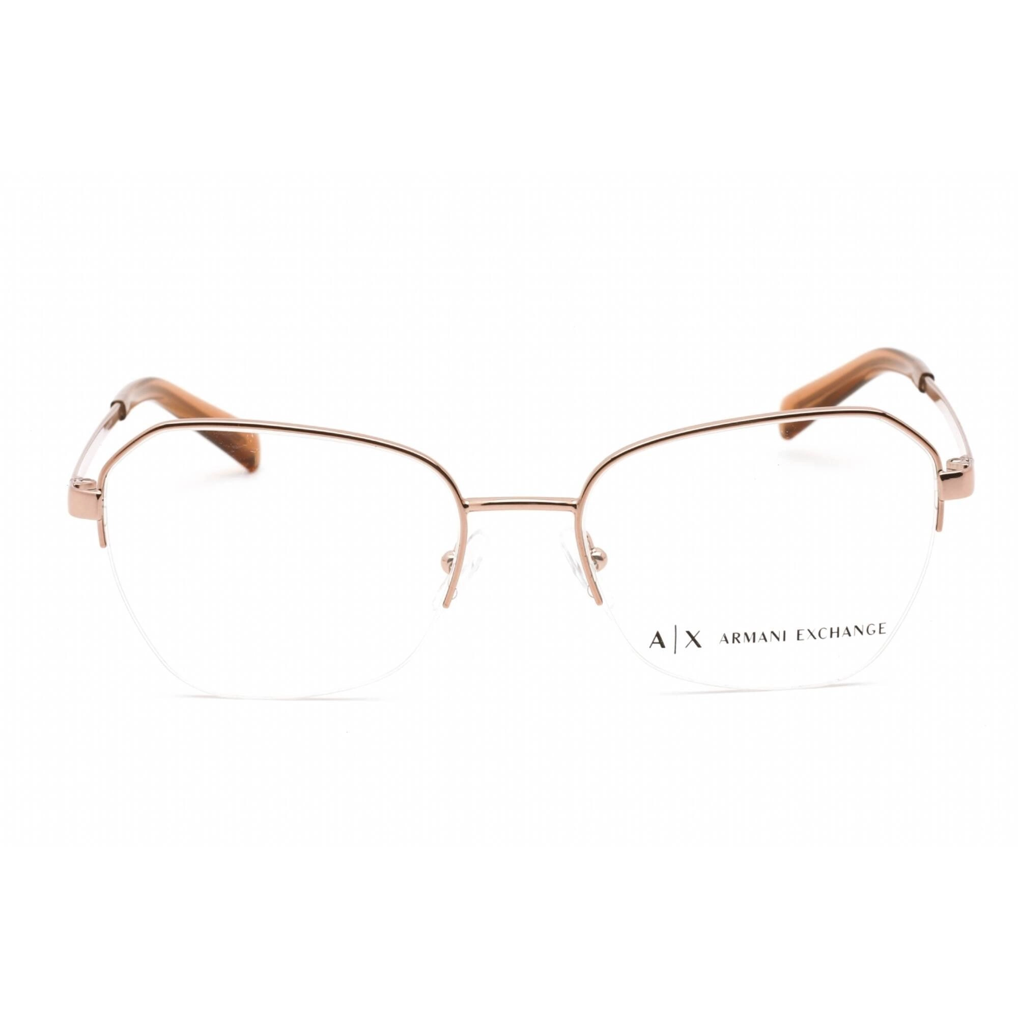 Armani Exchange Women's Eyeglasses - Rose Gold Frame Clear Demo Lens | 0AX1045 6103