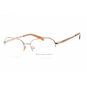 Armani Exchange Women's Eyeglasses - Rose Gold Frame Clear Demo Lens | 0AX1045 6103