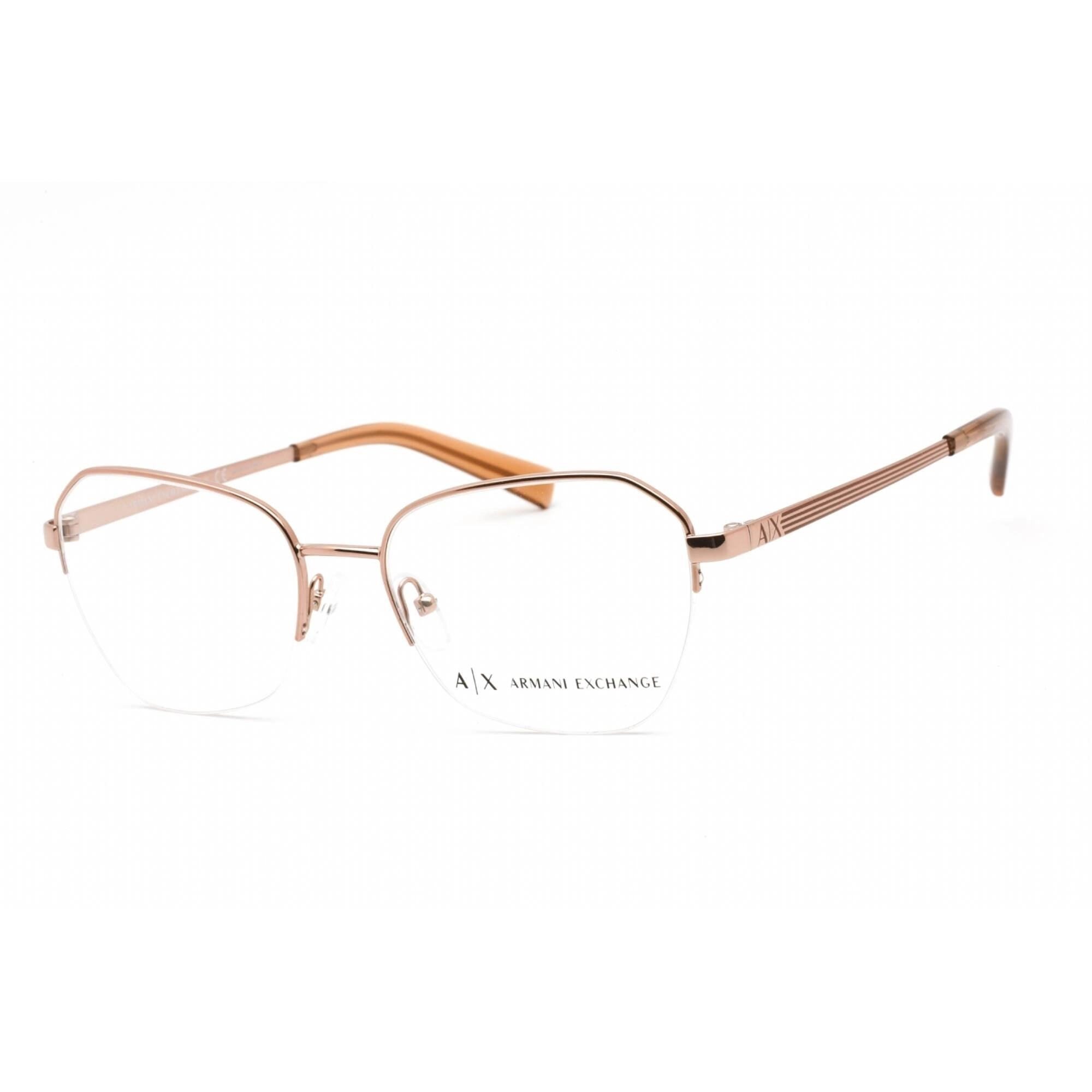 Armani Exchange Women's Eyeglasses - Rose Gold Frame Clear Demo Lens | 0AX1045 6103