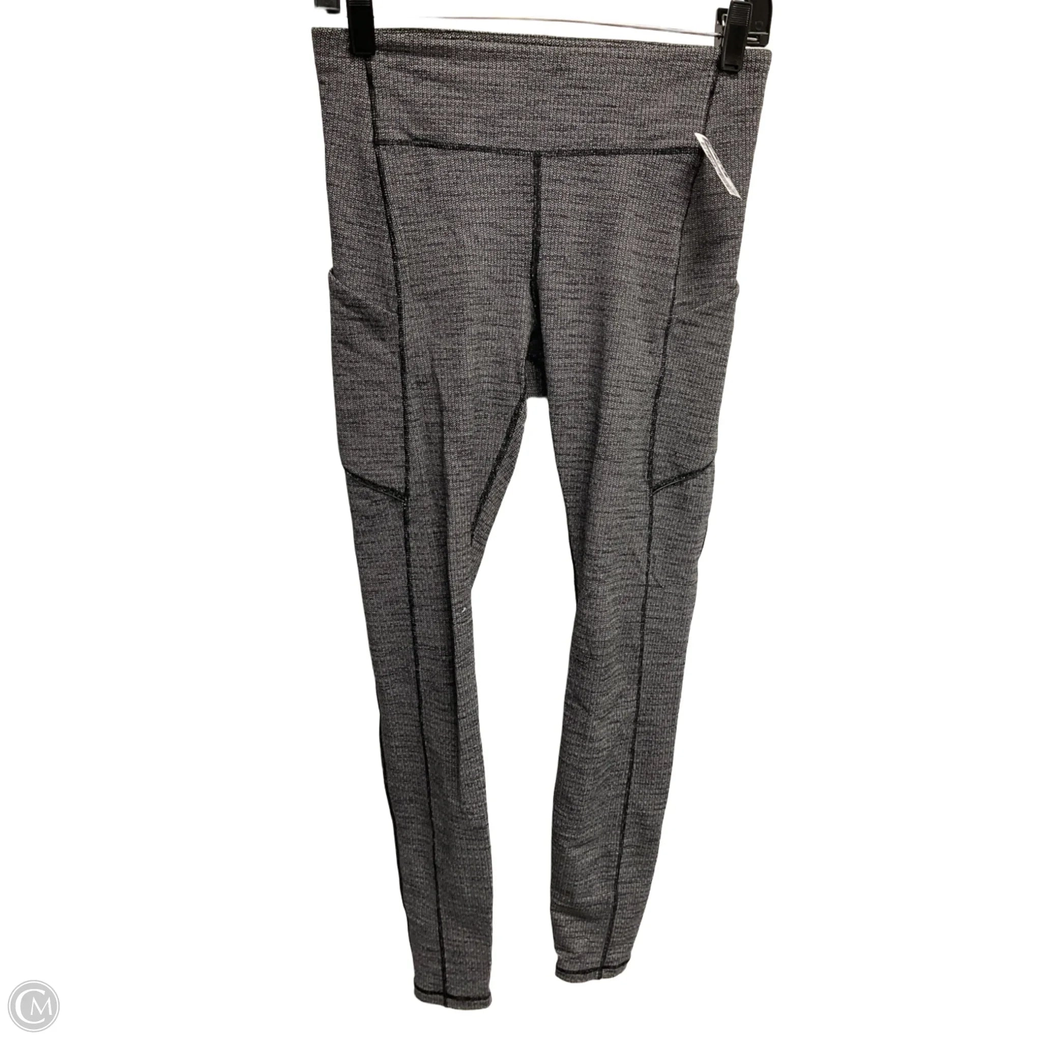 Athletic Leggings By Lululemon In Grey, Size: M