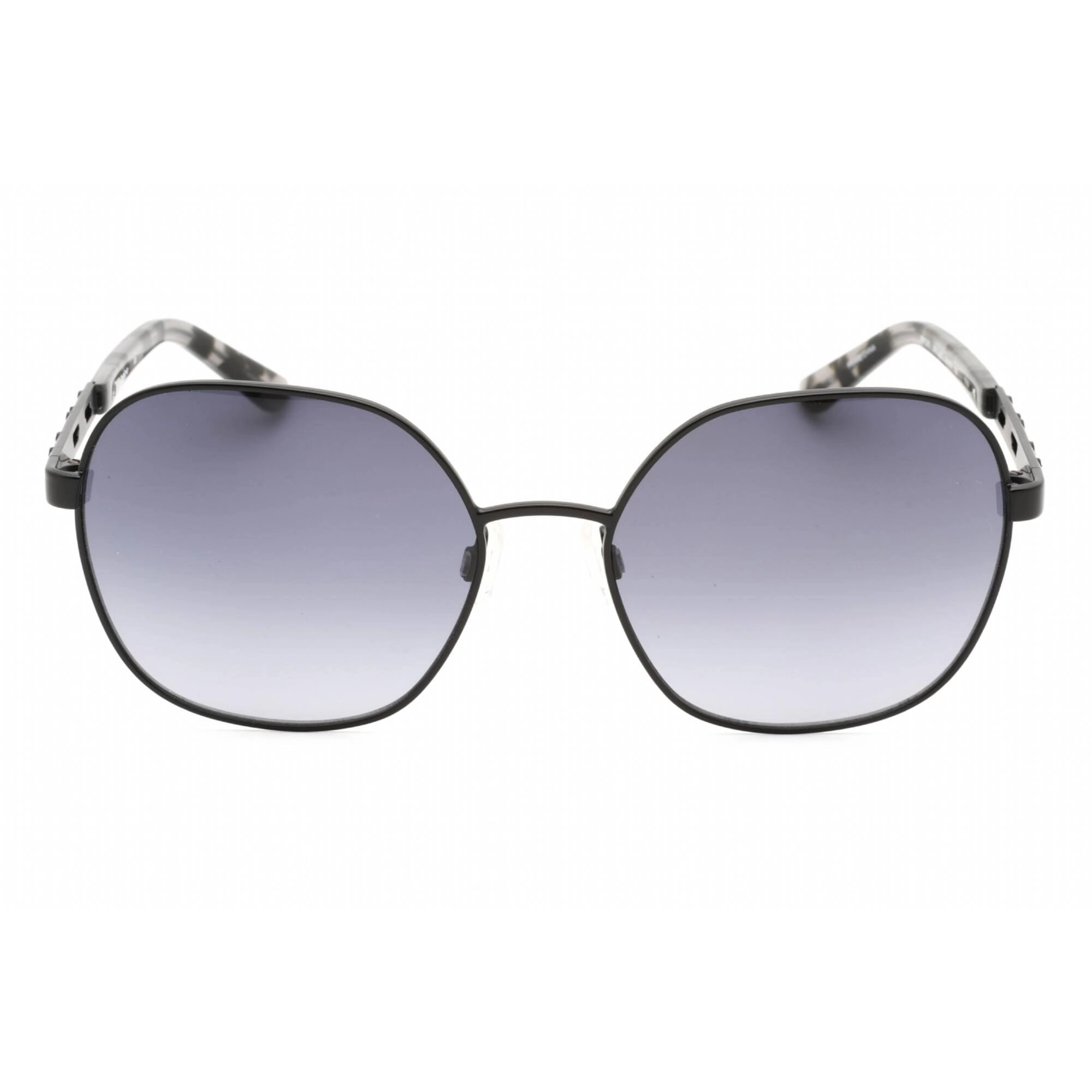 Bebe Women's Sunglasses - Jet Metal Full Rim Round Adjustable Nose Pads | BB7220 001