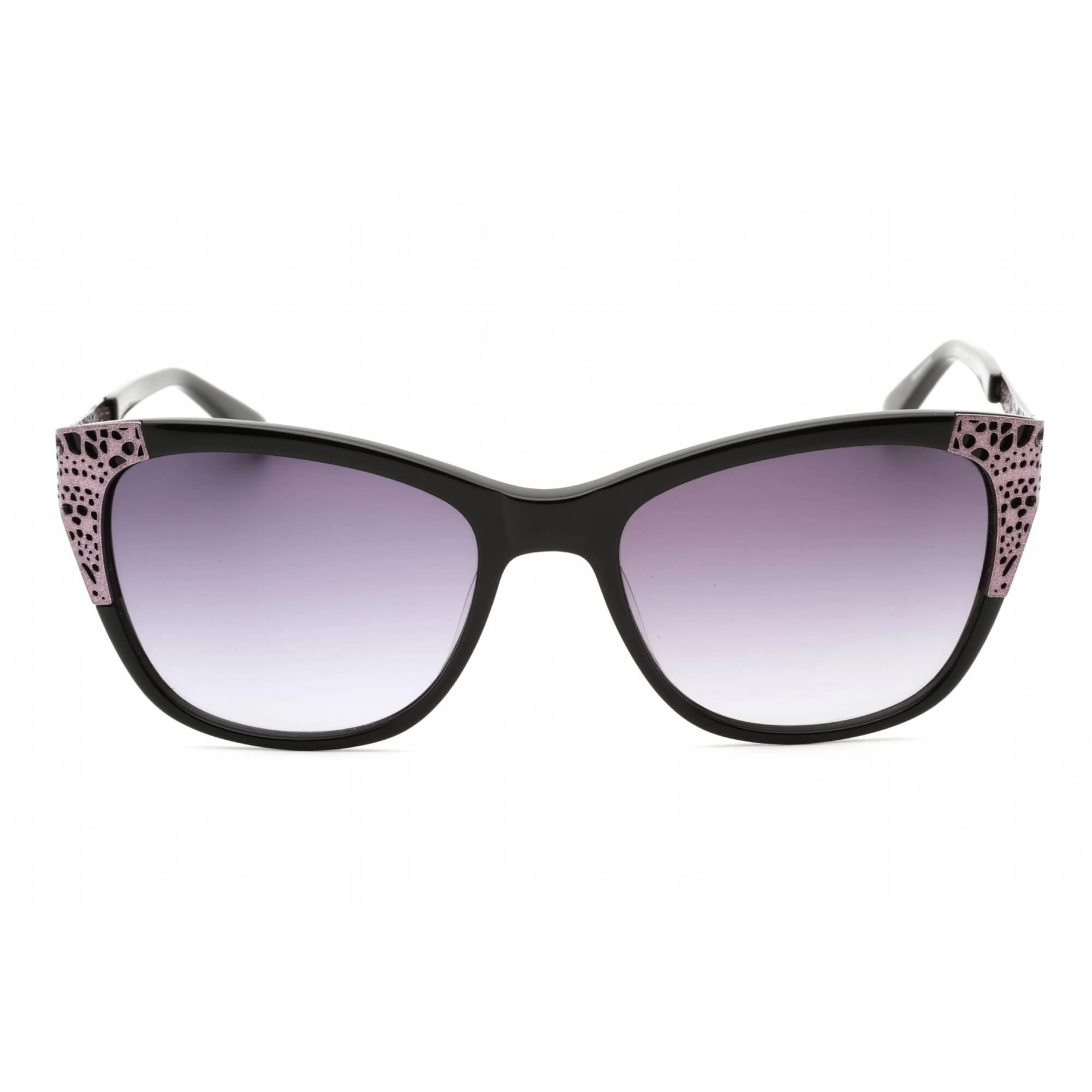 Bebe Women's Sunglasses - Jet Plastic Full Rim Fixed Nose Pads Frame | BB7188 001