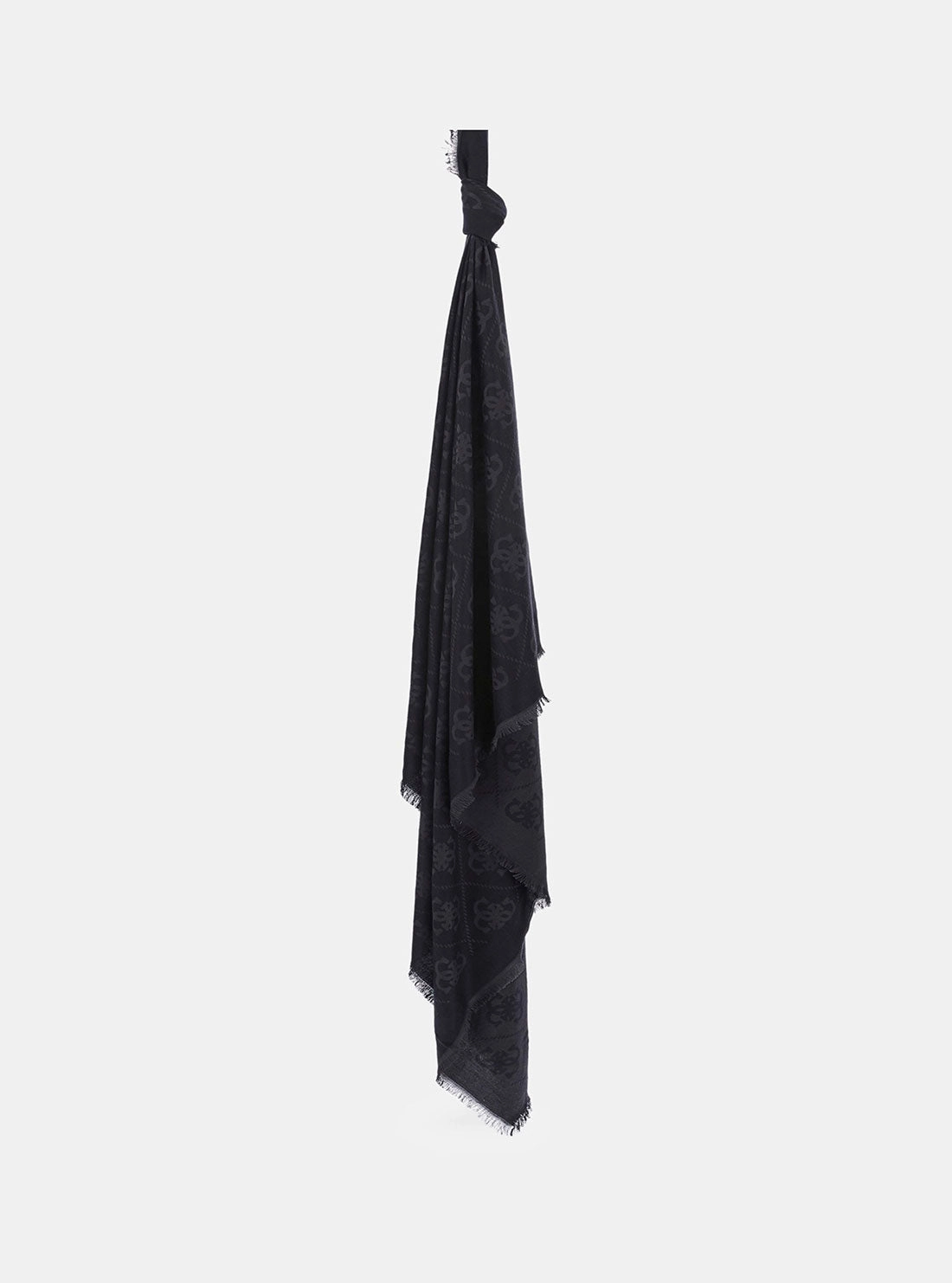 Black Logo Noelle Kefiah Scarf