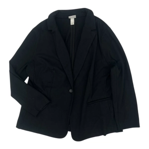 Blazer By Ava & Viv In Black, Size:1X