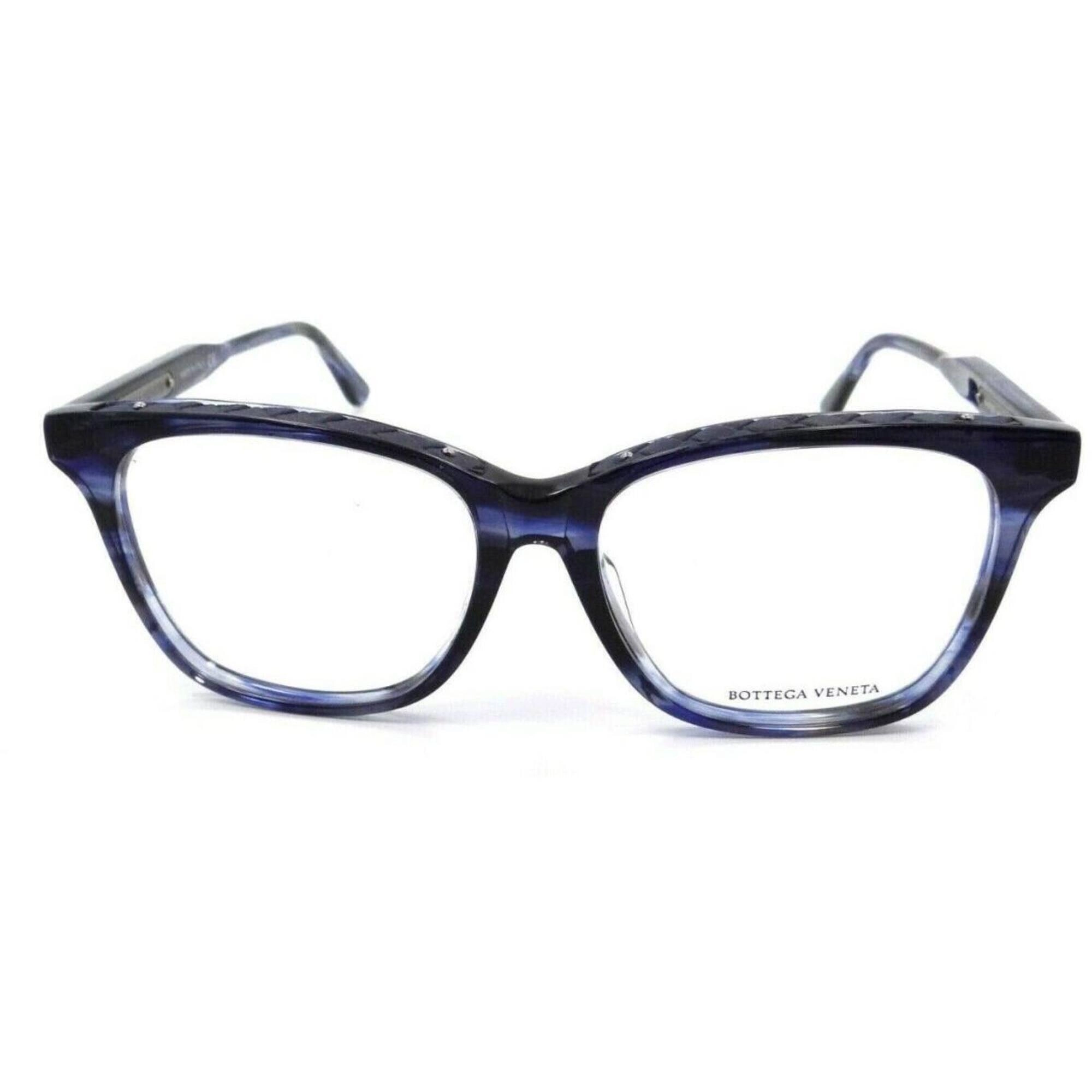 Bottega Veneta Women's Eyeglasses - Blue Transparent | BOTTEGA VENETA BV0070OA 003