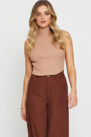 Brown Knit Jumper