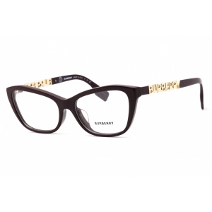 Burberry Women's Eyeglasses - Bordeaux Plastic Full Rim Cat Eye Frame | 0BE2392F 3979