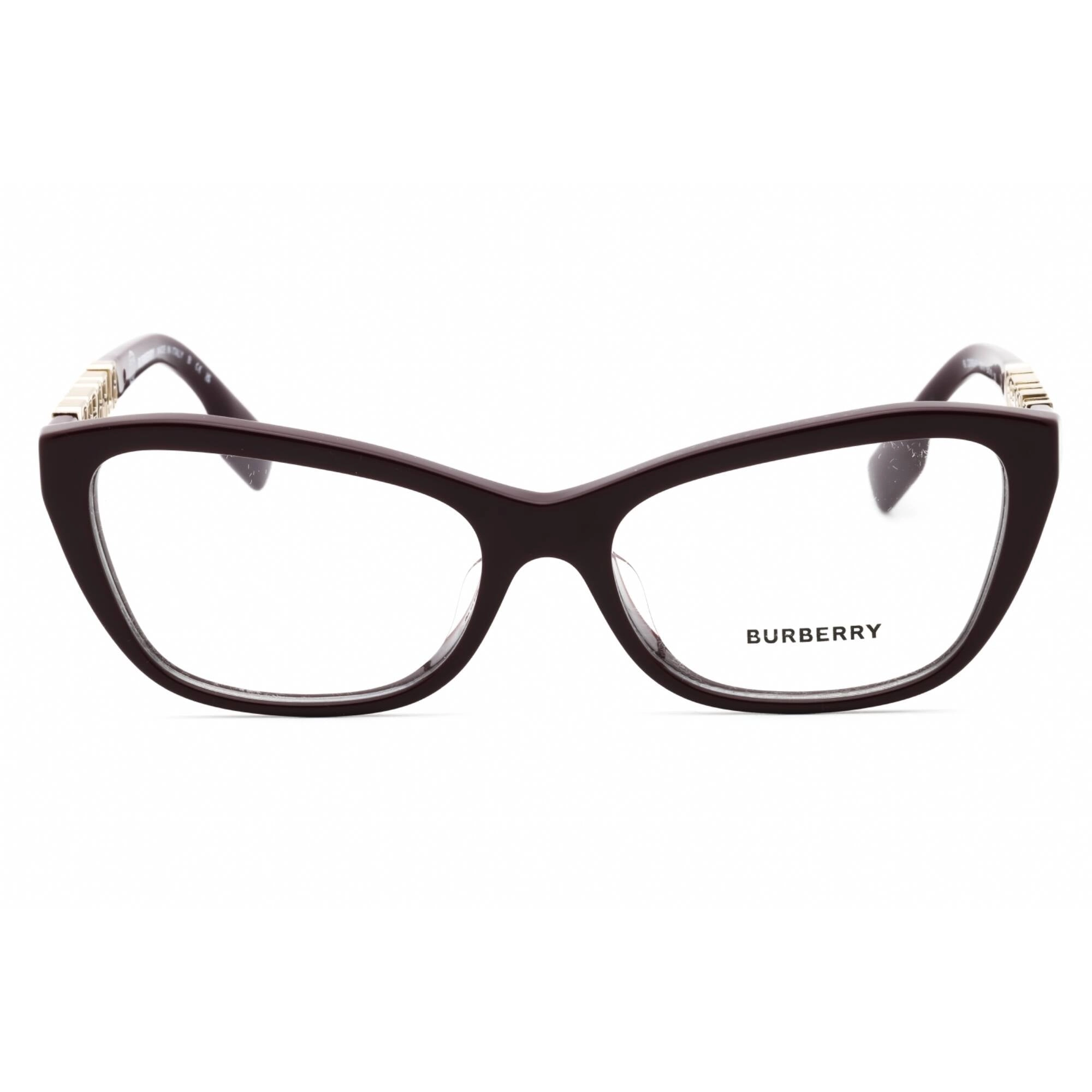 Burberry Women's Eyeglasses - Bordeaux Plastic Full Rim Cat Eye Frame | 0BE2392F 3979