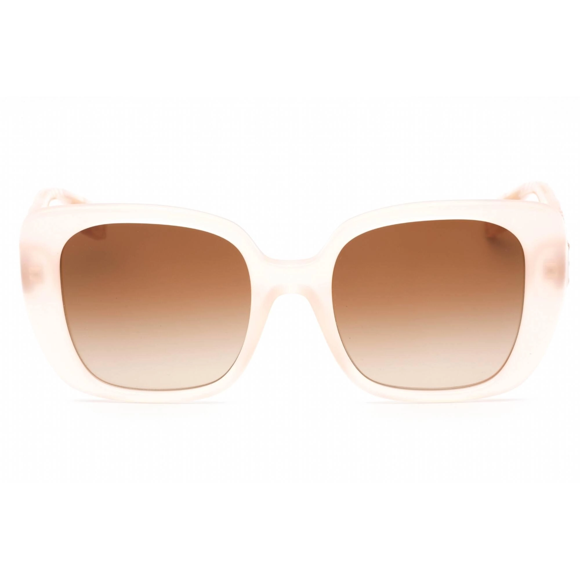 Burberry Women's Sunglasses - Transparent Pink Square Plastic Frame | 0BE4371 406013