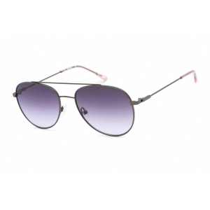 Calvin Klein Retail Women's Sunglasses - Gunmetal Metal Aviator Frame | CK20120S 008