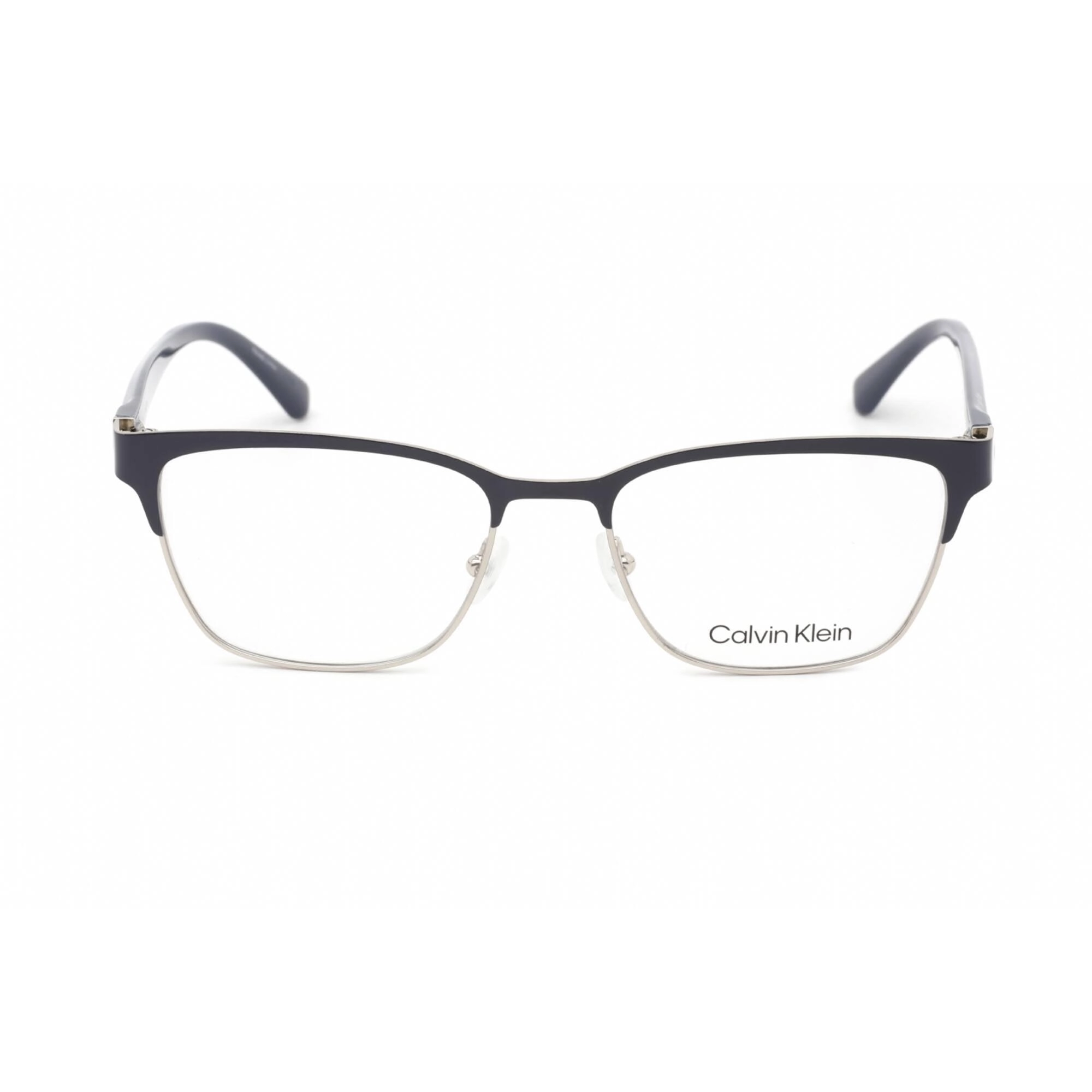 Calvin Klein Women's Eyeglasses - Full Rim Rectangular Blue Metal Frame | CK21125 438