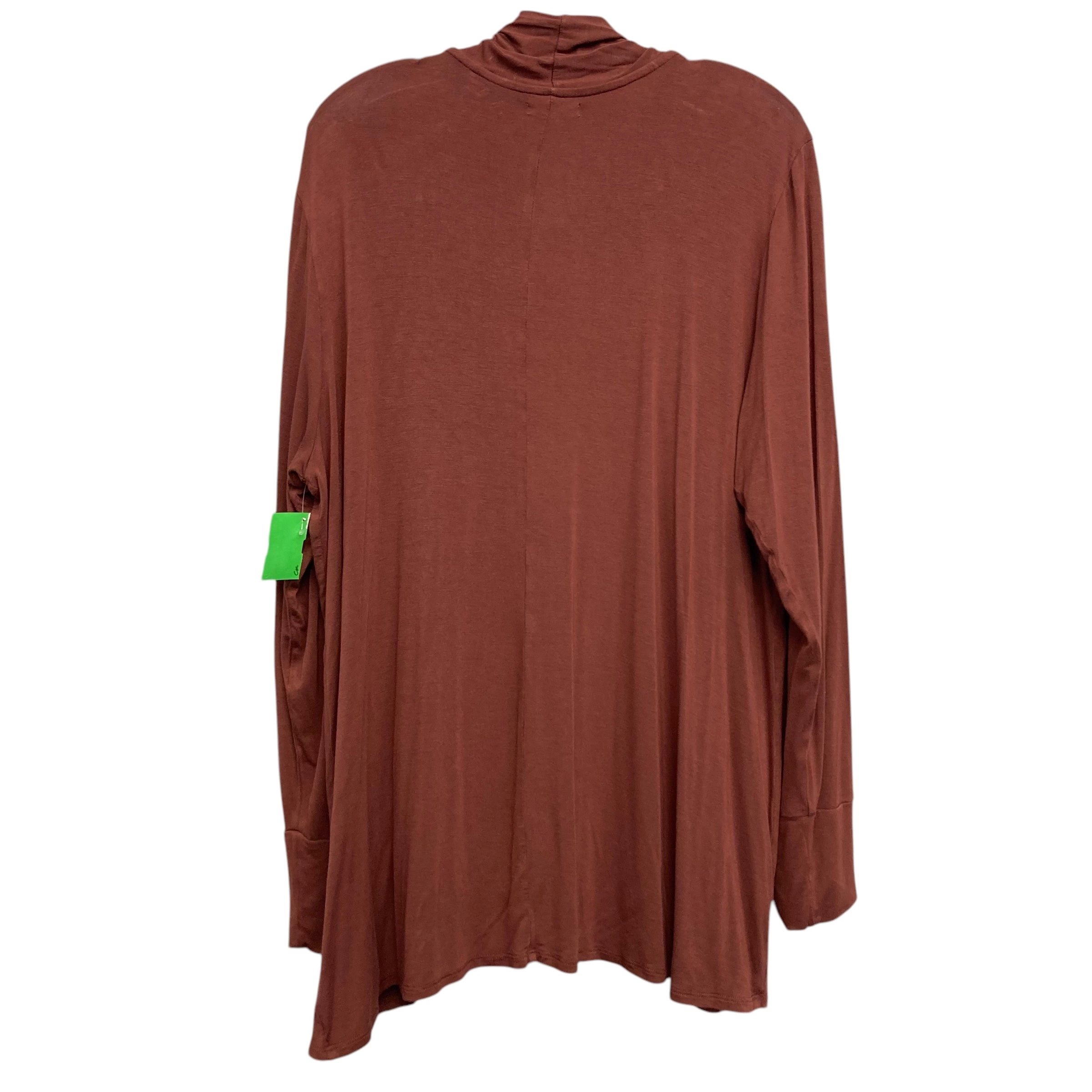 Cardigan By Maurices In Brown, Size:1X