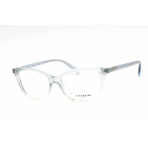 Coach Women's Eyeglasses - Transparent Blue Cat Eye Frame Clear Lens | 0HC6206U 5737