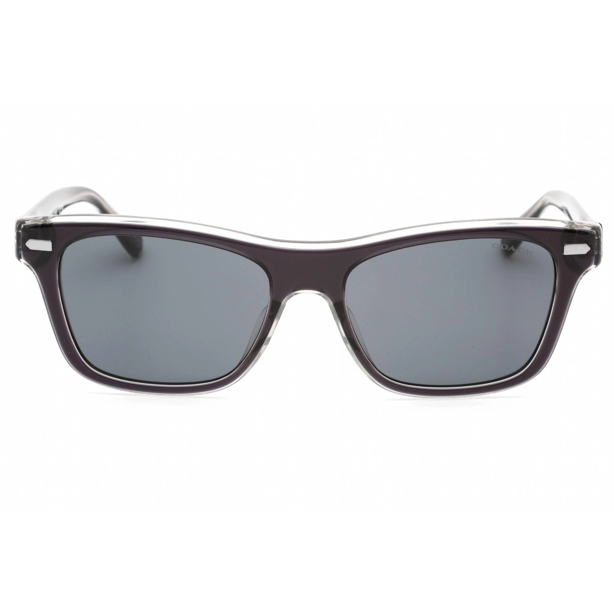 Coach Women's Sunglasses - Black/Transparent Grey Cat Eye Frame | 0HC8371U 574587