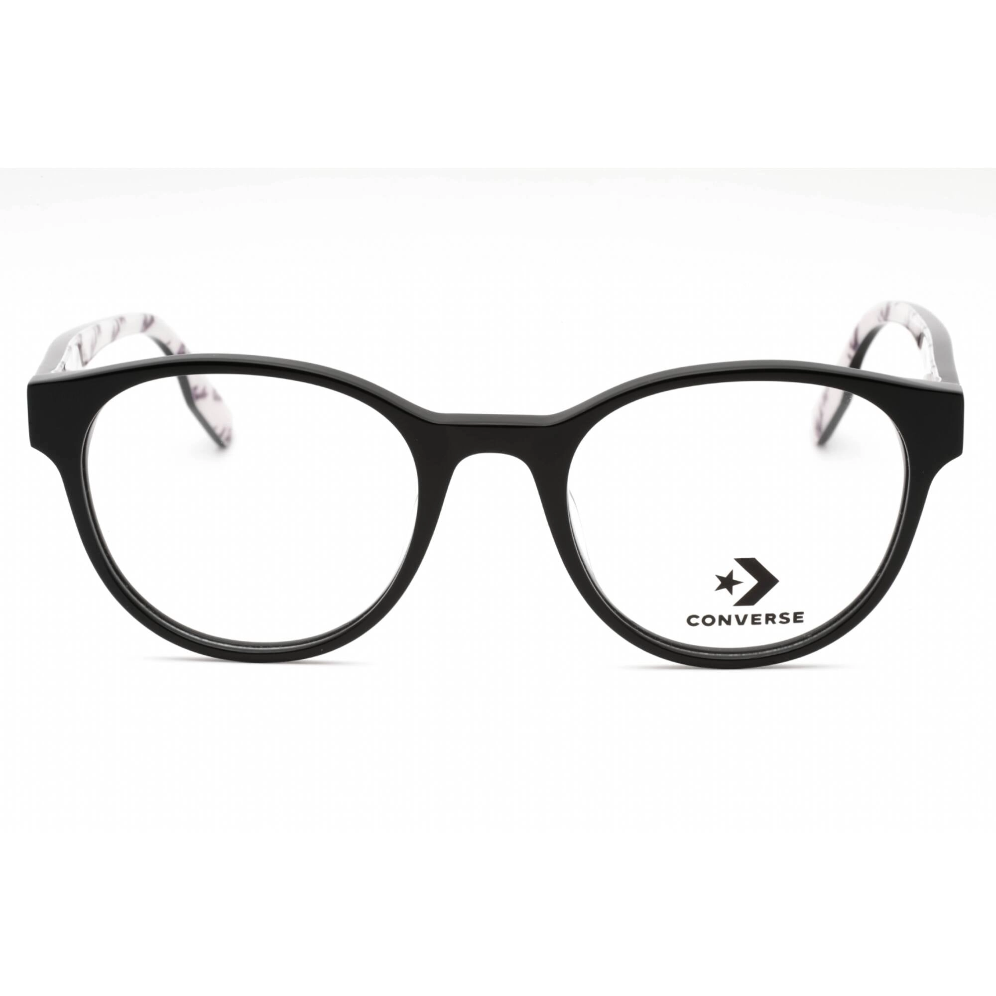 Converse Women's Eyeglasses - Black Plastic Round Shape Full Rim Frame | CV5002 001