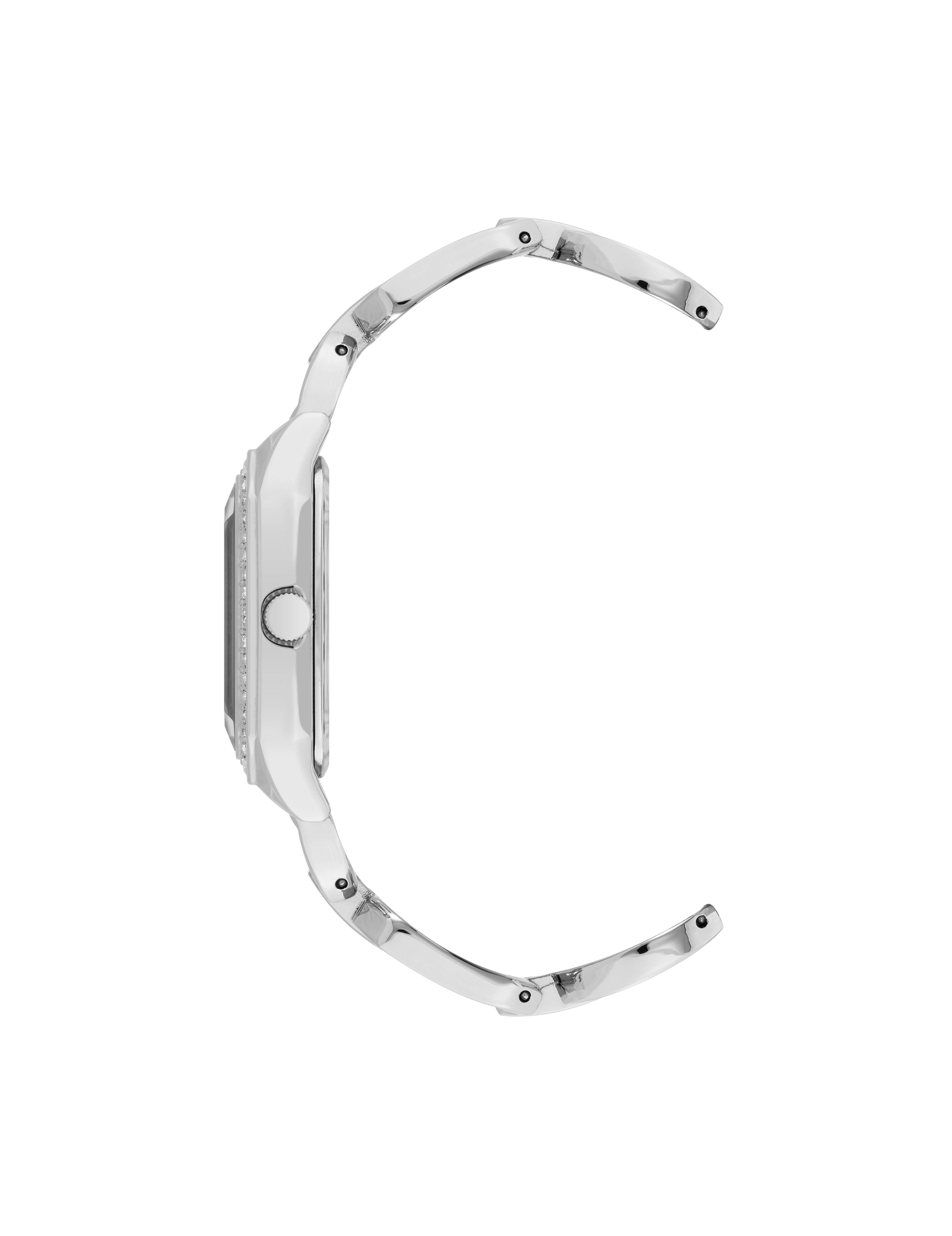 Crystal Accented Open Link Watch