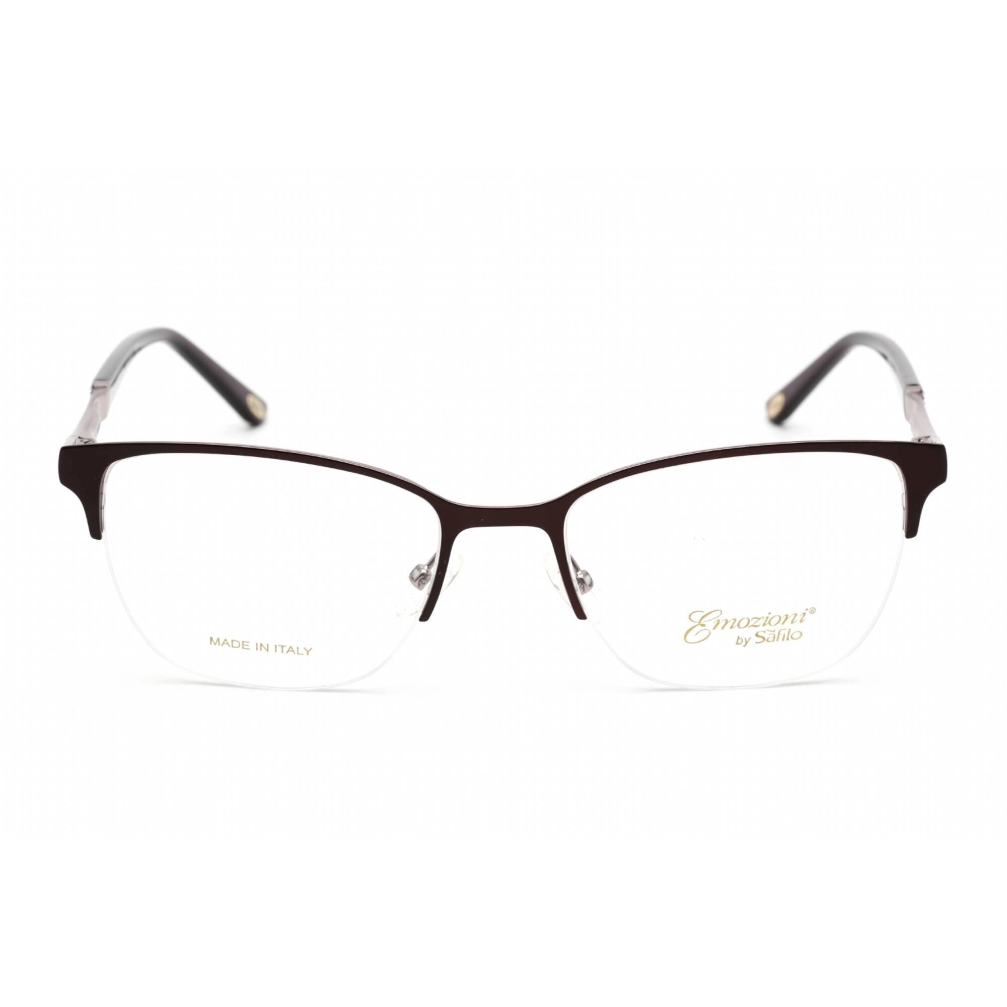 Emozioni Women's Eyeglasses - Plum Lilac Metal Rectangular Frame | EM 4396 0OQ5 00