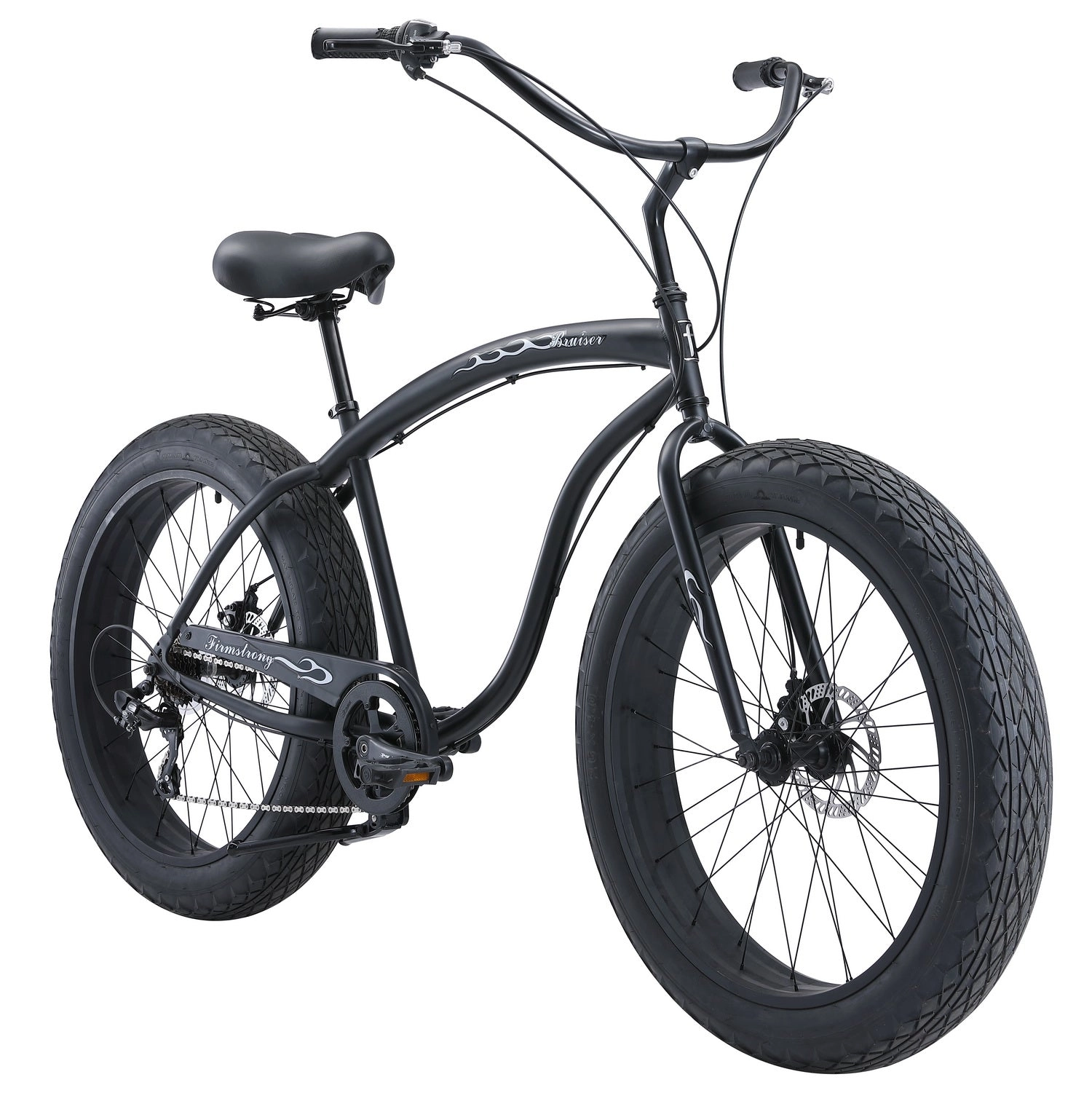 Firmstrong Bruiser 7 Speed 4" Fat Tire Beach Cruiser Bike