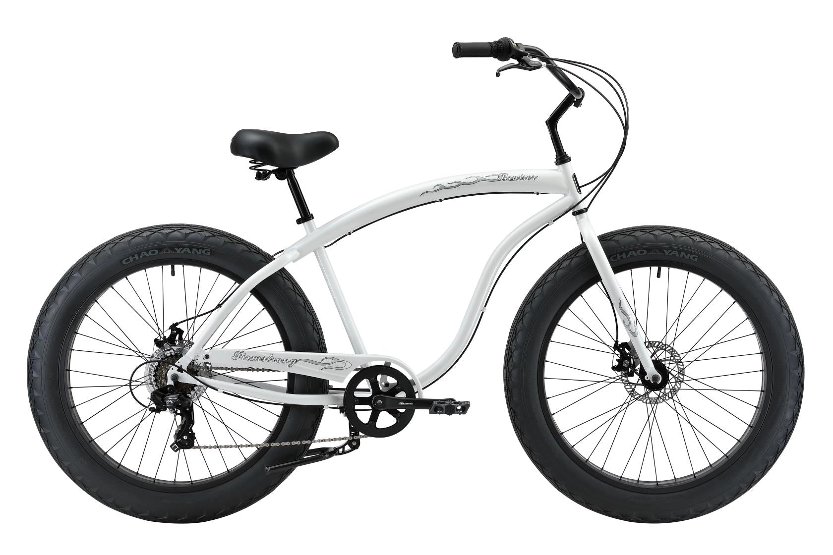 Firmstrong Bruiser 7 Speed 4" Fat Tire Beach Cruiser Bike