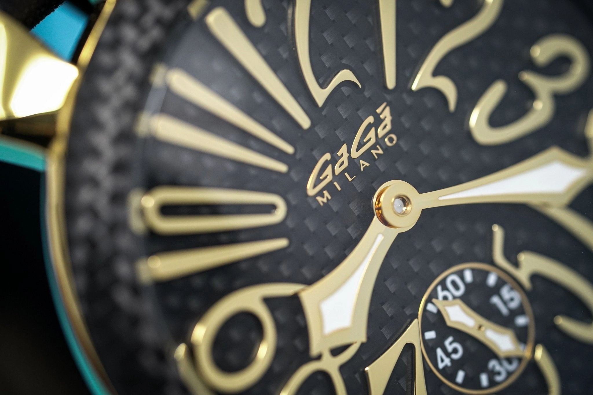 Gagà Milano Watch Manuale 48mm Special Edition Carbon