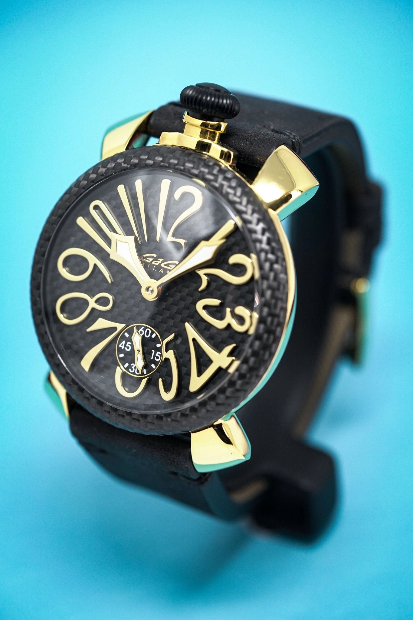 Gagà Milano Watch Manuale 48mm Special Edition Carbon