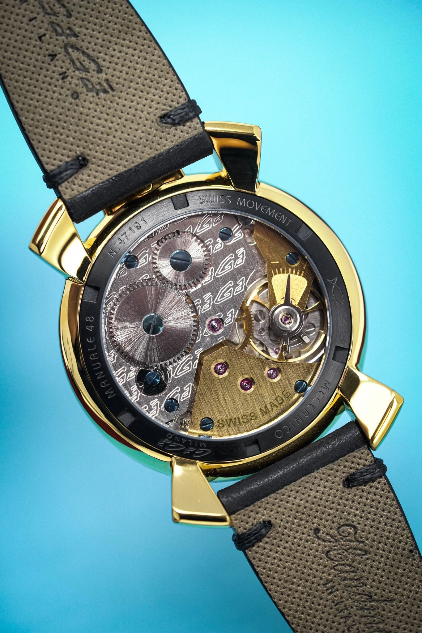 Gagà Milano Watch Manuale 48mm Special Edition Carbon
