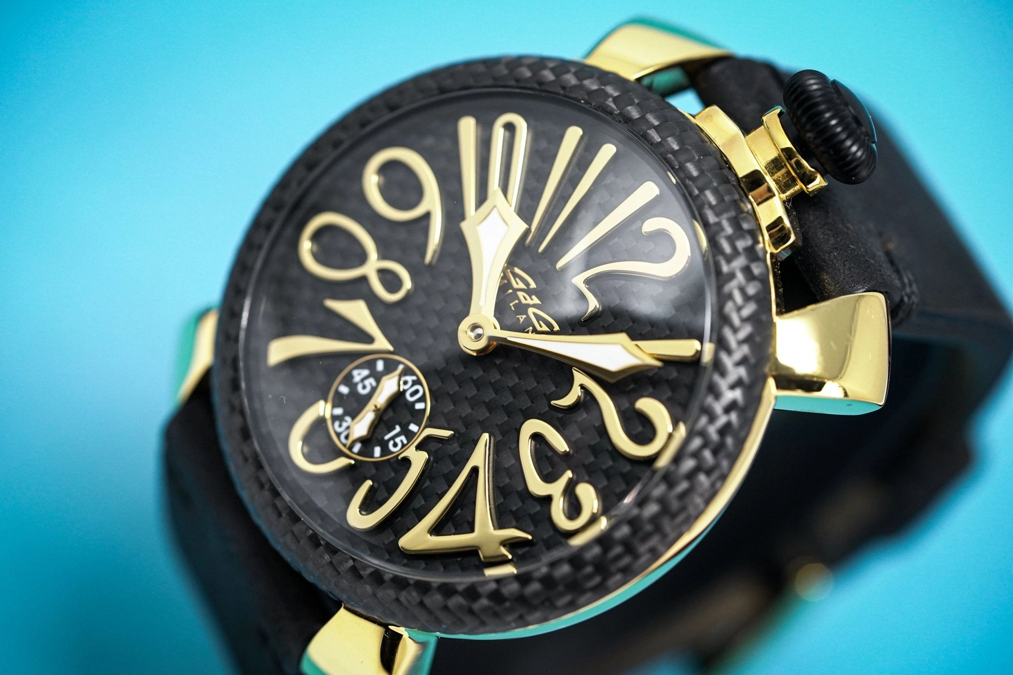 Gagà Milano Watch Manuale 48mm Special Edition Carbon