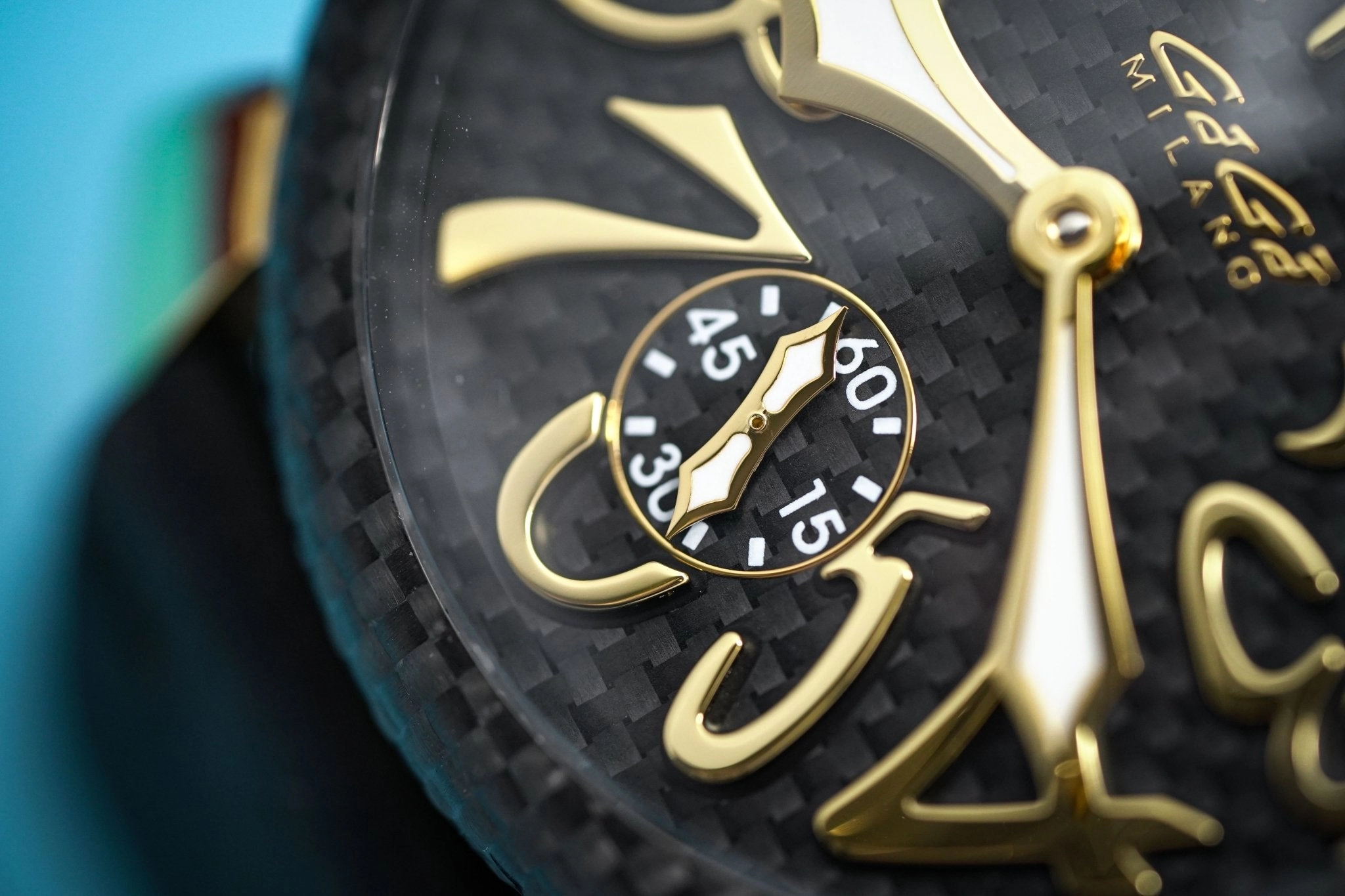 Gagà Milano Watch Manuale 48mm Special Edition Carbon
