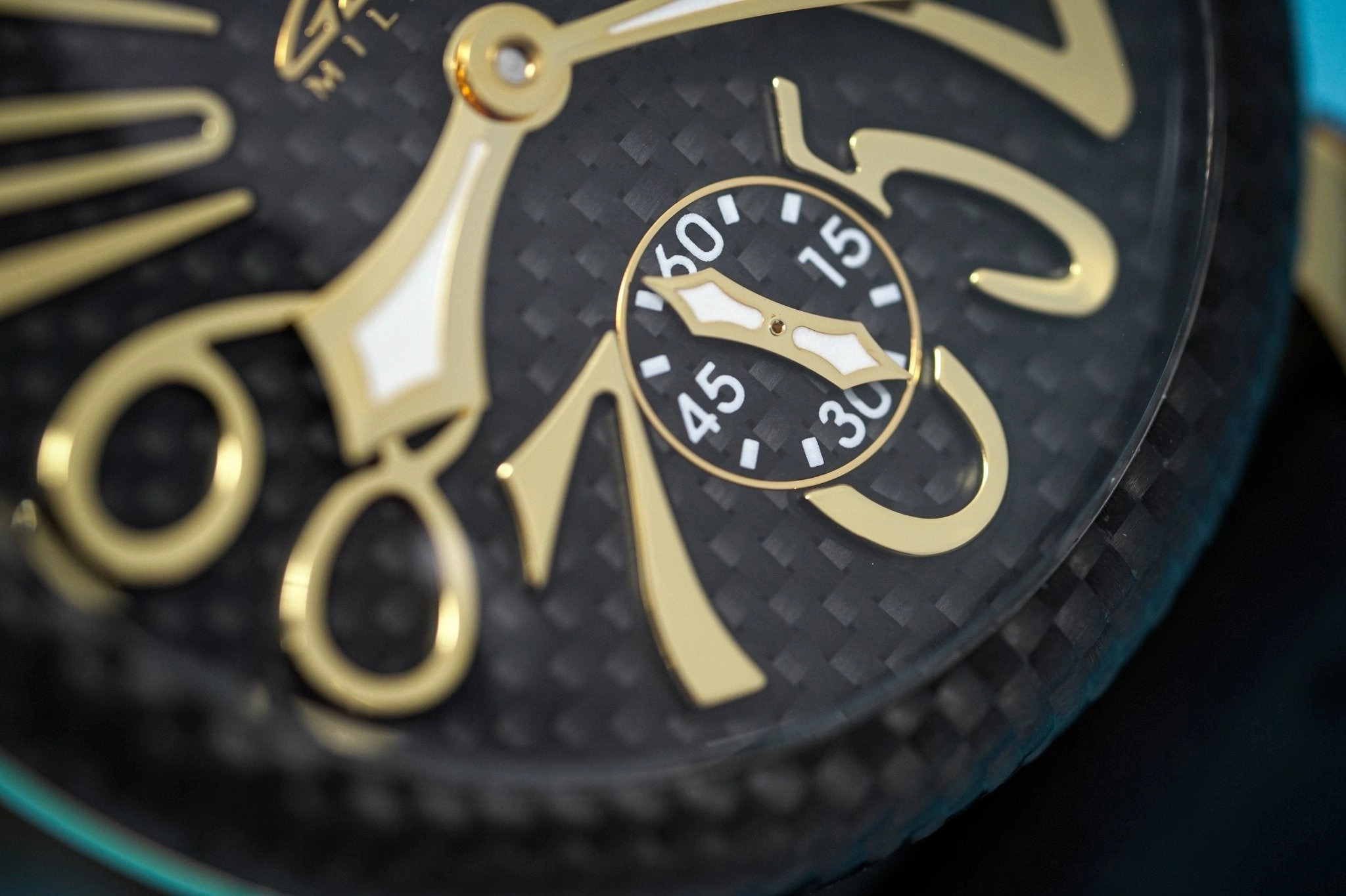 Gagà Milano Watch Manuale 48mm Special Edition Carbon