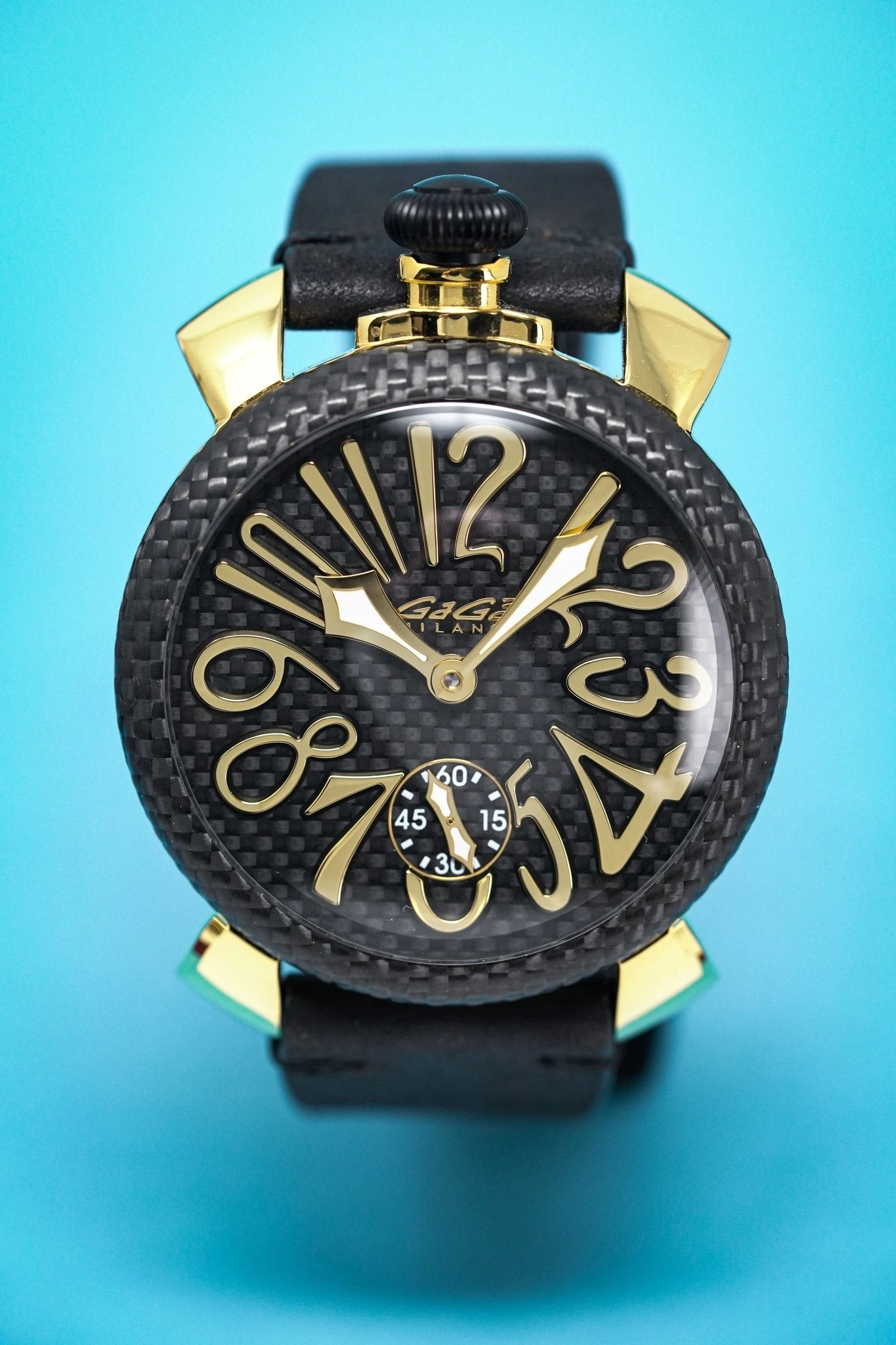 Gagà Milano Watch Manuale 48mm Special Edition Carbon