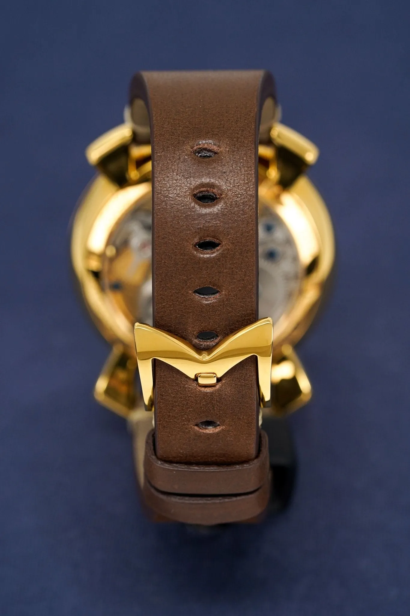 Gagà Milano Watch Manuale 48mm Special Edition Gold Brown