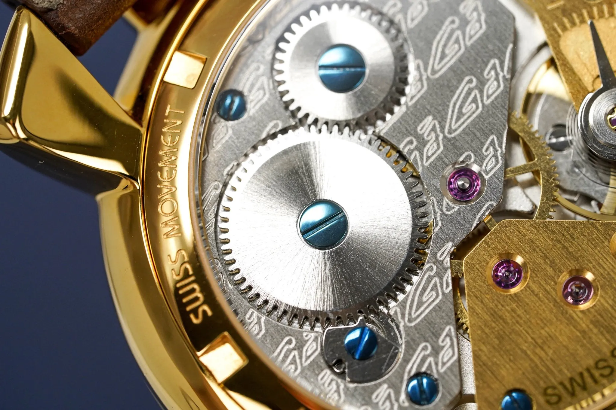 Gagà Milano Watch Manuale 48mm Special Edition Gold Brown