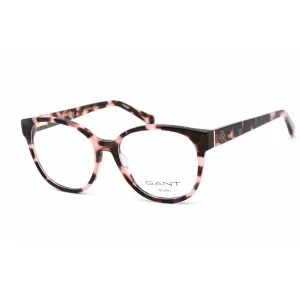 Gant Women's Eyeglasses - Havana/Pink Plastic Oval Shape Full Rim Frame | GA4131 056