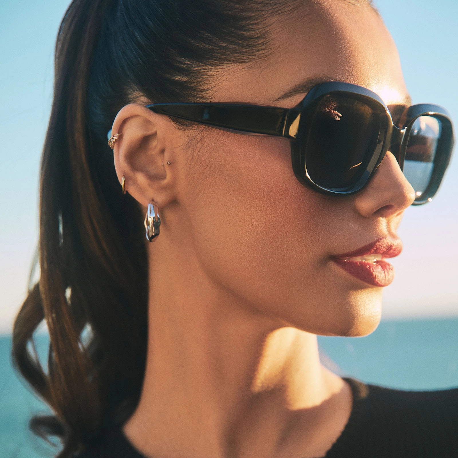 GISELE - BLACK   GREY   POLARIZED SUNGLASSES