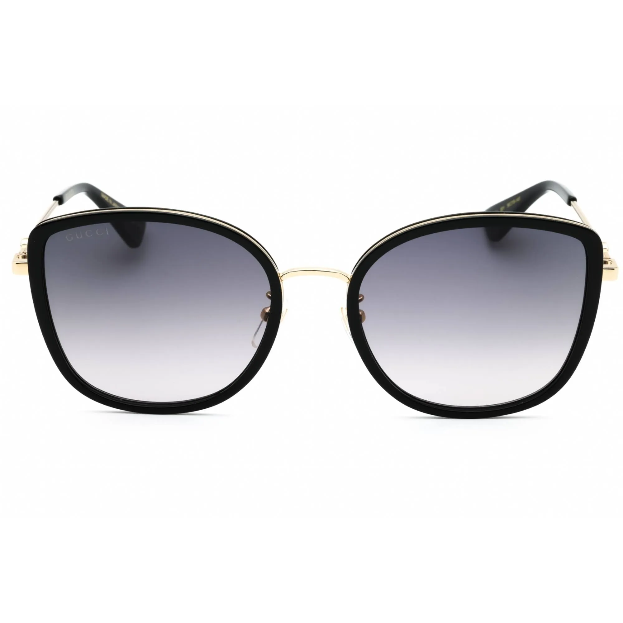 Gucci Women's Sunglasses - Black Metal Butterfly Shape Full Rim Frame | GG0606SK 001