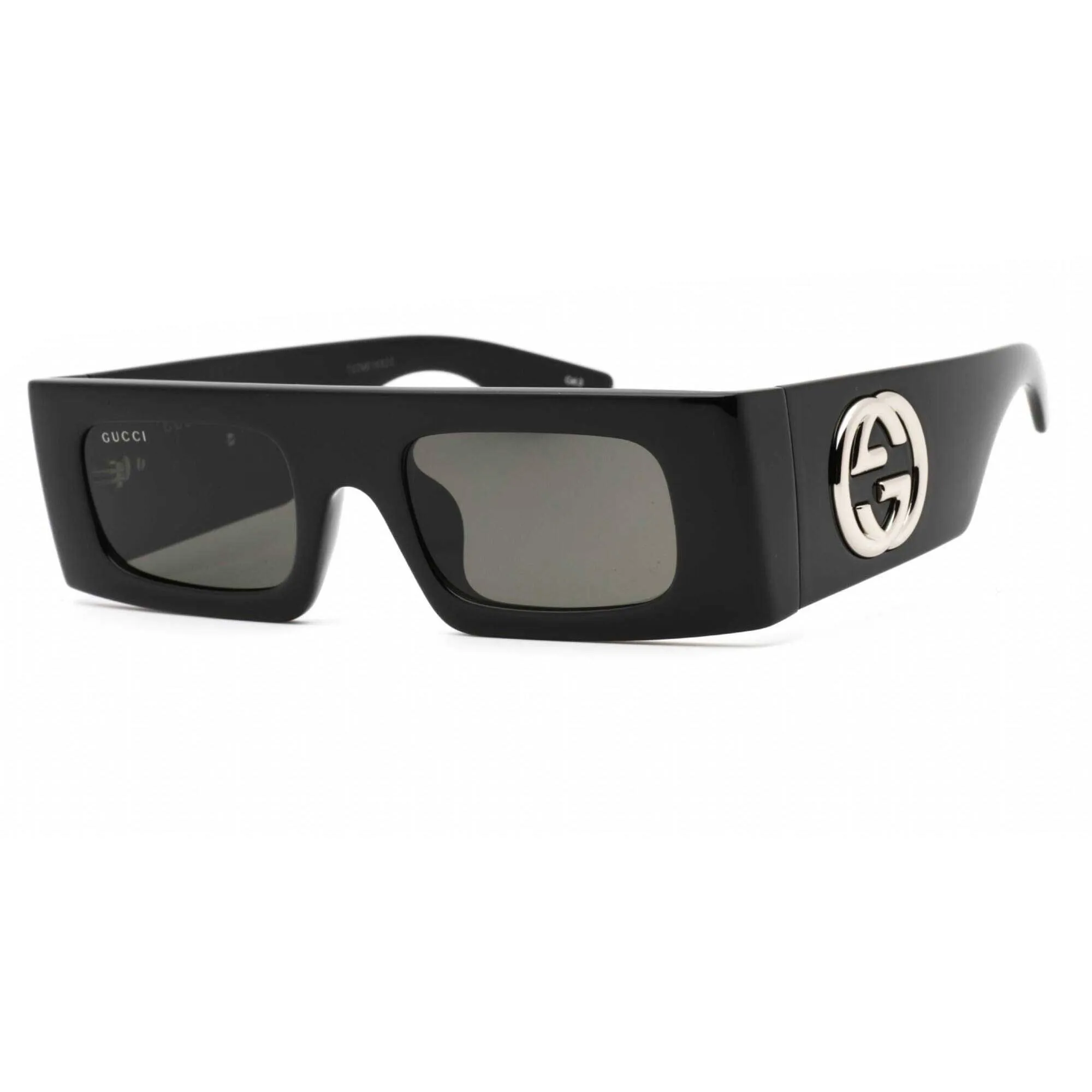 Gucci Women's Sunglasses - Black Rectangular Full Rim Plastic Frame | GG1646S 001
