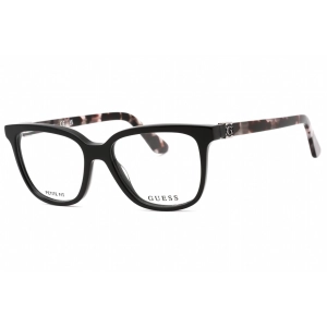 Guess Women's Eyeglasses - Black/Other Acetate Square Full Rim Frame | GU2937 005