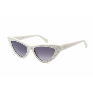 Guess Women's Sunglasses - Full Rim White Injected Propionate Cat Eye | GU7810 21C