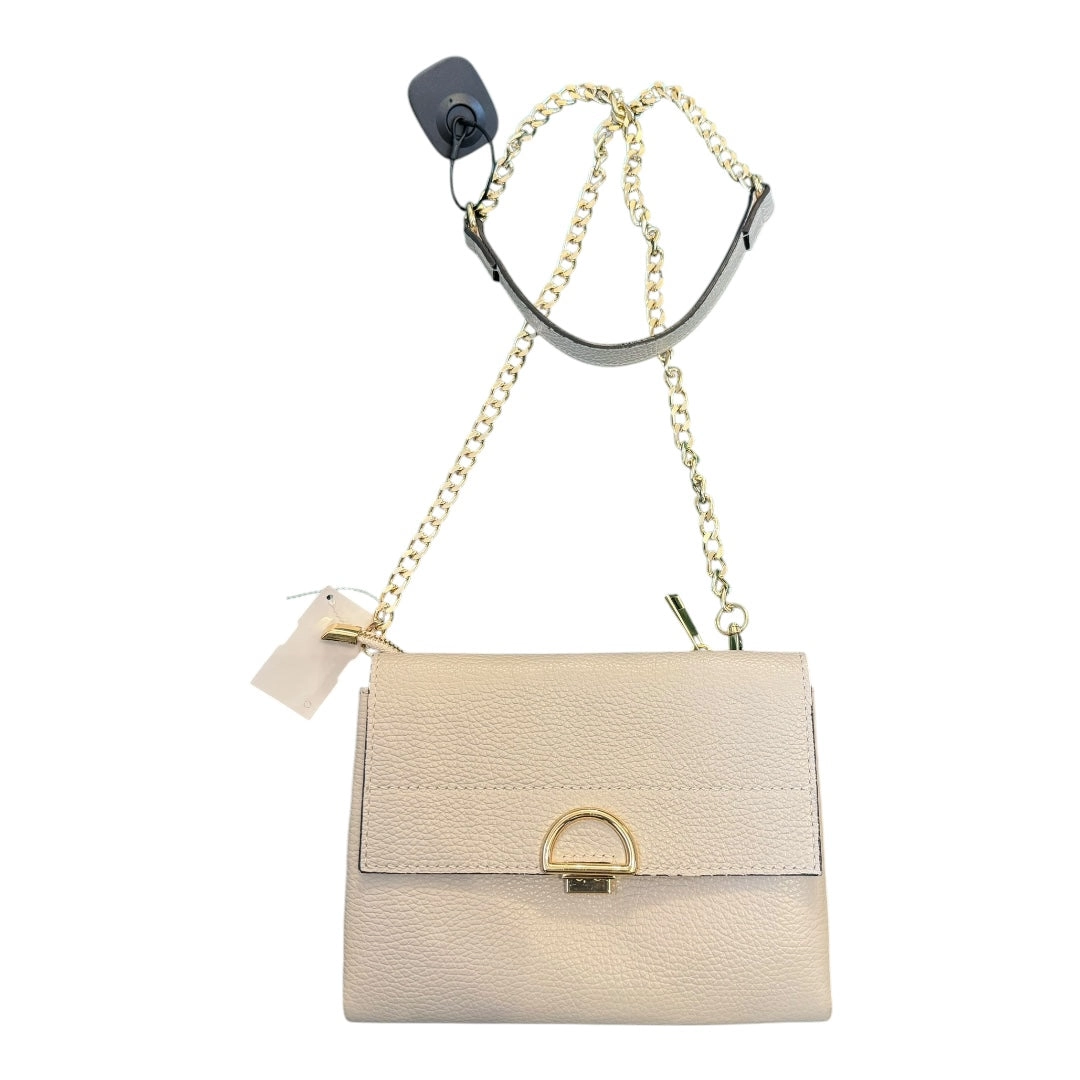 Handbag Leather By ISADORA In Cream, Size:Medium